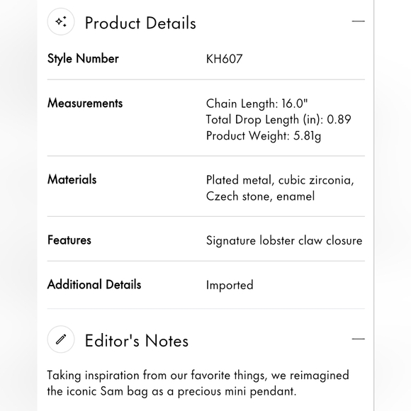 NWT Kate Spade Sweet Treasures Mini Purse Pendant Necklace 💚👜 - Picture 9 of 16